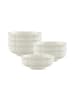 Villeroy & Boch 6er Set Dessertschalen Manoir ø 14,8 cm weiß in weiß