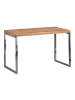 FineBuy Schreibtisch in Beige / Akazie / 60x120x76
