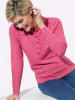 WITT WEIDEN Polopullover in pink-ecru-meliert