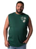 Men Plus Tank Top in dunkelpetrol