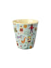 Rice Melamin Becher Music Band Medium in blau