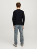 JACK & JONES Junior Langarmshirt JJECALEB VARSITY TEE JNR in black