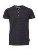 INDICODE Layershirt IDTony 40126MM Kurzarmshirt mit Knopfleiste in grau melange