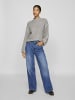 Vila Strickpullover in Light Grey Melange