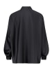 Vera Mont Satin-Bluse mit Kragen in Schwarz