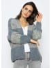 SASSYCLASSY Oversize Strick-Cardigan in Grau