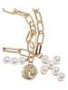 Urban Classics Necklac in pearlwhite/gold