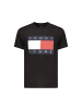 Tommy Hilfiger Schwarzes Baumwoll-T-Shirt