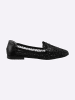 Heine Slipper in schwarz-metallic