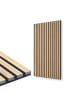relaxdays 2 x Akustikpaneele in Hellbraun - (B)60 x (H)120 cm