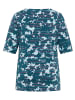 Joy Sportswear T-Shirt GAIA in deep teal stripes