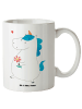 Mr. & Mrs. Panda Großer Kaffeebecher Einhorn Spaziergang ohne Sp... in Weiß