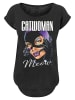 F4NT4STIC Long Cut T-Shirt DC Comis Superhelden Batman Catwoman Feline Fatale in schwarz