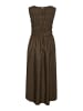 Noisy may Gesmoktes Kleid in Chocolate Brown1
