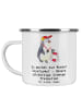 Mr. & Mrs. Panda Tasse Emaille Superpower Schwimmen Trainerin mi... in Weiß