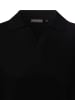 Finshley & Harding Strick-Poloshirt in schwarz