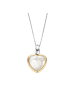 Ti Sento Milano Anhänger The Perlmutt Heart Pendant in bicolor