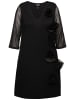 Ulla Popken Midikleid in schwarz