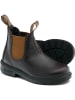 Blundstone Chelsea Boot "2591 Brown Leather with Toffee Elastic (Kids)" in Braun