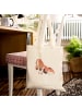 Mr. & Mrs. Panda Henkeltasche Hund Basset Hound ohne Spruch in Creme