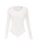 VIRITA Women Strickpullover in Wollweiss