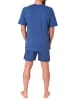 NORMANN Shorty Pyjama Schlafanzug kurzarm - 21947 in marine