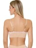 Yenita® Bustier mit Spitze Ribbed Collection in Beige