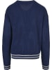 Urban Classics Urban Classics Herren Sporty Boxy Cardigan in spaceblue