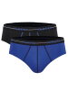 Sloggi Slip 2er Pack in Schwarz/Blau