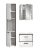 ebuy24 Badmöbelset Kojak Weiß 115 x 37 cm