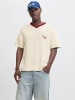 Jack & Jones Gestricktes T-Shirt in Sea Salt
