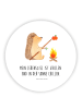 Mr. & Mrs. Panda Magnet Igel Grillen mit Spruch in Weiß