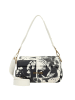 Desigual Silkscreen Tone Schultertasche 24 cm in white