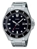 Casio Collection Herren-Taucheruhr Stahl/Schwarz