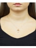 Vanlere Halskette mit Anhänger aus 375 Gelbgold mit Zirkonia Herz-Design