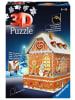 Ravensburger Konstruktionsspiel Puzzle 216 Teile 3D Puzzle Lebkuchenhaus bei Nacht Ab 8 Jahre in bunt