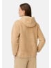 Camel Active Kapuzenpullover aus Teddyfleece in Karamell