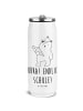 Mr. & Mrs. Panda Isolierflasche Bär Schultüte mit Spruch in Weiß