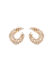 Luxenter Ohrringe Isdro mit 18 Karat Gelbgold-Finish – ISDRO