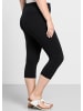 sheego Caprileggings in schwarz
