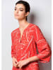 Alba Moda Kleid in grafischem Dessin in rot