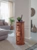 KADIMA DESIGN Design Sideboard Massivholz 35x85x35 cm, Schränkchen mit 4