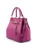 Florence Florence Handtasche Leder fuchsia, pink ca. 38cm