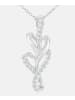 Diamant L'éternel Halskette mit Anhänger aus 375 Weißgold mit Diamant