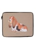 Mr. & Mrs. Panda Laptop Sleeve Hund Basset Hound ohne Spruch in Hundeglück