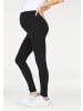 neun 9 monate Umstandsleggings in schwarz