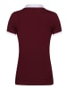 JIMMY SANDERS Polo Shirt Kurz Arm in Bordeaux