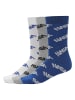 Mister Tee Basic Socks in blue/grey/white