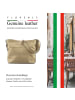 Florence Leder Schultertasche, Umhängetasche Florence Tasche taupe, beige ca. 29cm