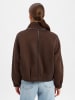 Marie Lund Kunstlederjacke in mocca